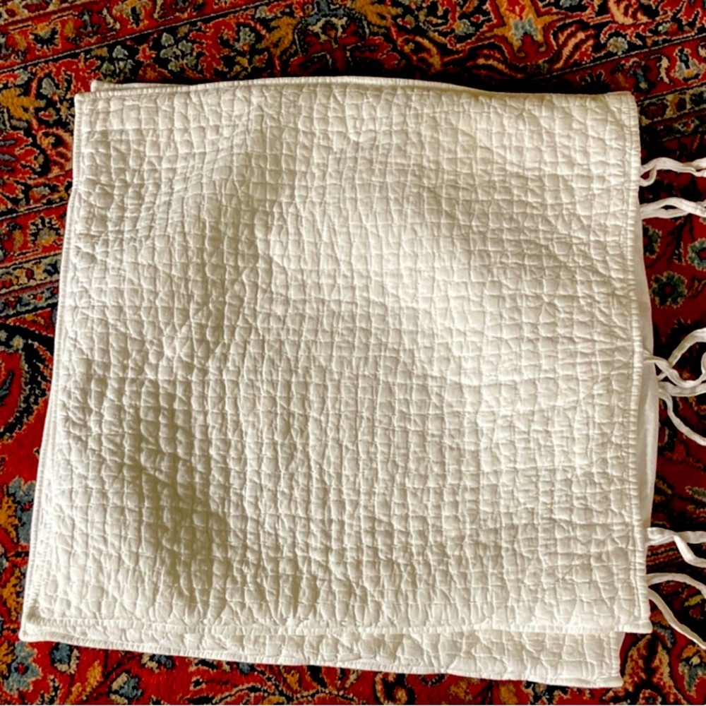 Pottery Barn Pick-Stitch Euro Pillow Covers (2)